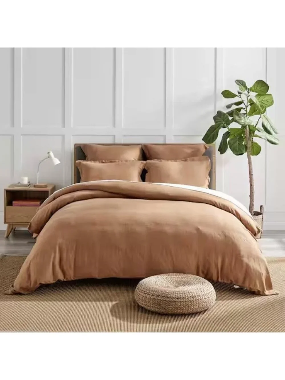 LEVTEX HOME Washed Linen Duvet Cover – Sandstone – King/Cal King